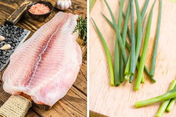 Cháo cá bớp cho bé với hành lá