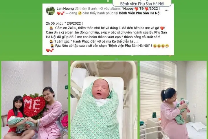 6Chia sẻ của mẹ từng sinh tại Bệnh viện Phụ sản Hà Nội