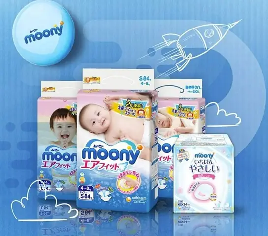 1. Sơ lược về thương hiệu tã bỉm Moony