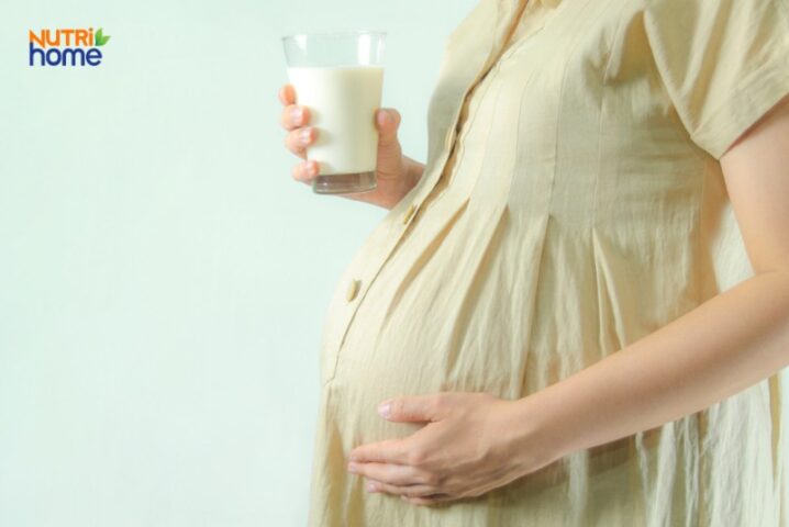 mẹ bầu uống sữa tươi không đường giúp kiểm soát cân nặng
