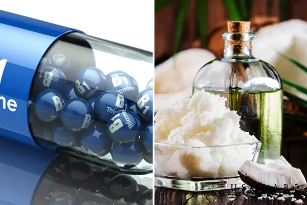 Vitamin B1 và dầu dừa
