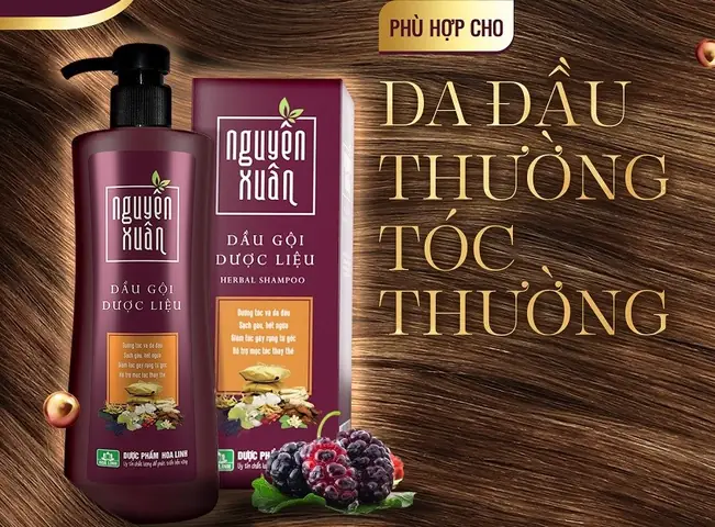 2.2 Dầu gội Nguyên Xuân chai đỏ (Tóc thường)