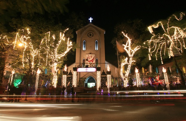 đi chơi Noel ở Hà Nội