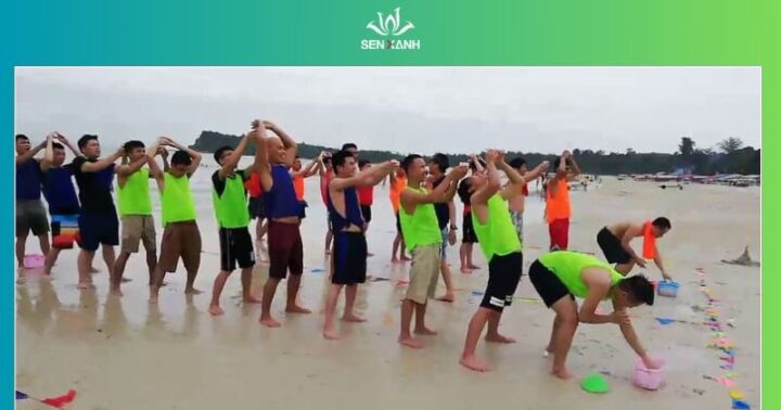 Đồng Lòng Tát Biển Đông - trò chơi team building đông người