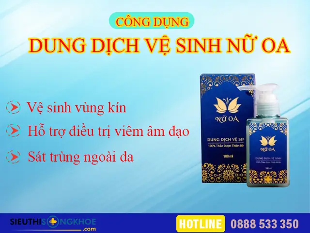 Công dụng của dung dịch vệ sinh Nữ Oa