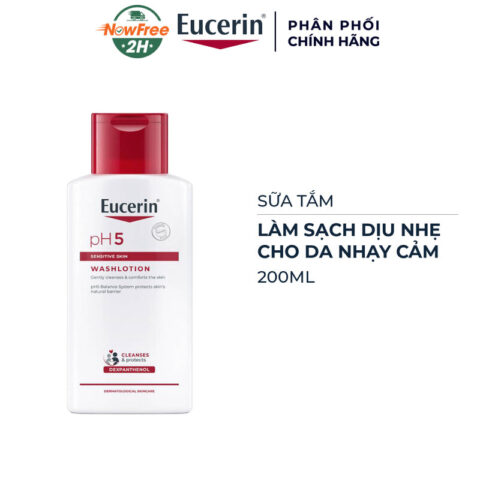 Sữa tắm Eucerin pH5 for Body & Face WashLotion dịu nhẹ cho da nhạy cảm