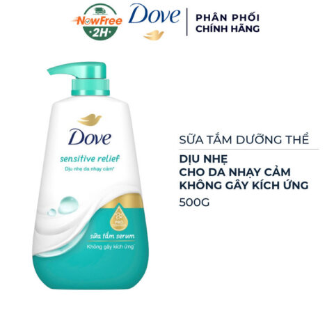 Sữa tắm dưỡng thể Dove Sensitive Care dịu nhẹ cho da nhạy cảm