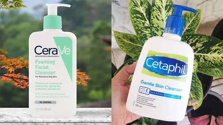 1So sánh 2 loại sữa rửa mặt Cerave Hydrating và Cetaphil Gentle Skin