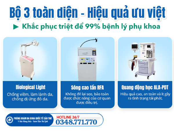 hiệu quả điều trị bệnh phụ khoa