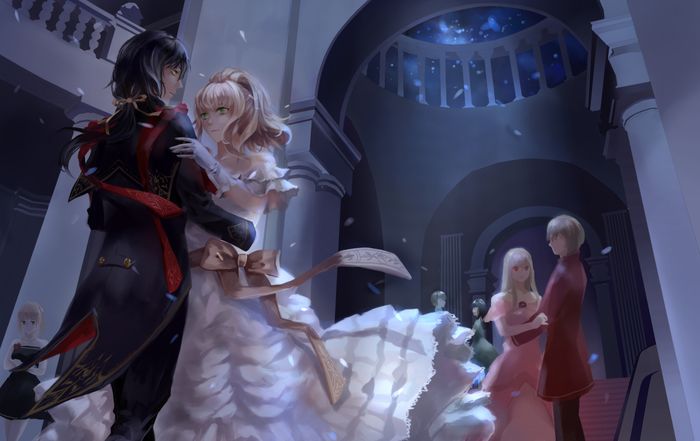 Hình ảnh anime công chúa duyên dáng khiêu vũ