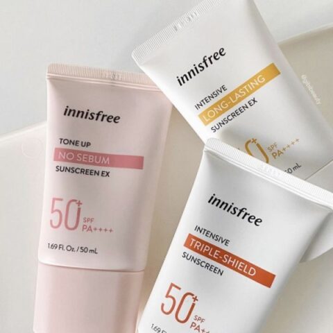Kem chống nắng Innisfree chiết xuất trà xanh