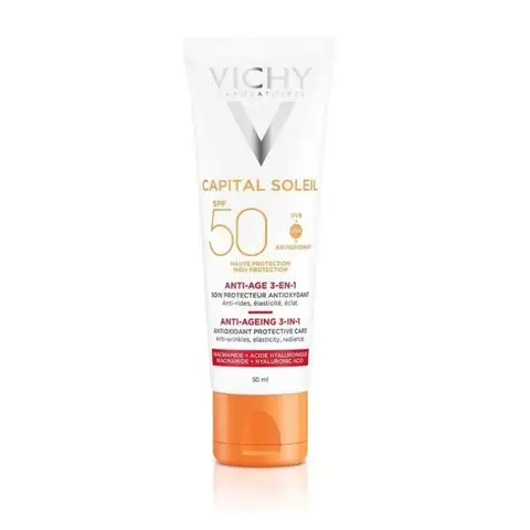 4.5. Kem Chống Nắng Vichy Capital Soleil Anti-Ageing 3-In-1 SPF50