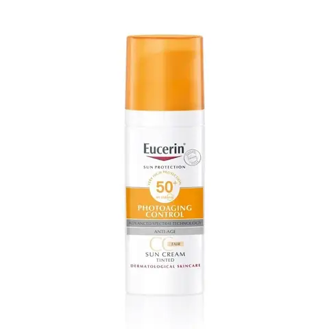 4.3. Kem chống nắng Eucerin Sun Creme Face Tinted CC Cream SPF50