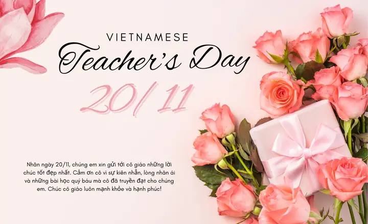 Những lời chúc cô giáo hay, ý nghĩa