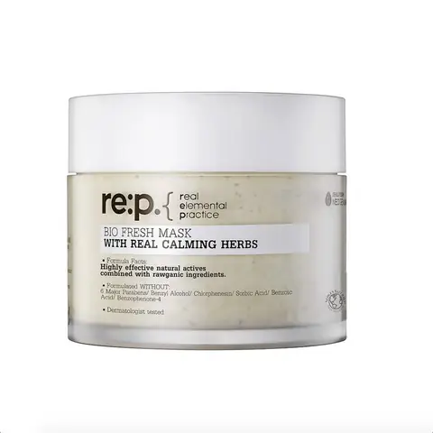Mặt Nạ Đất Sét Re:p Bio Fresh Mask With Real Calming Herbs Hoa Cúc Giảm Viêm Cho Da Nhạy Cảm 130g