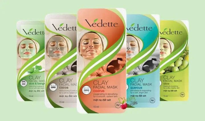 Mặt nạ đất sét Vedette hũ review ưu nhược điểm rõ ràng