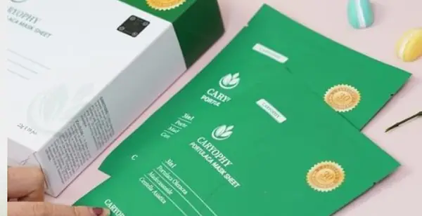 1. Mặt nạ trị mụn ẩn Caryophy Portulaca Mask Sheet 3in1