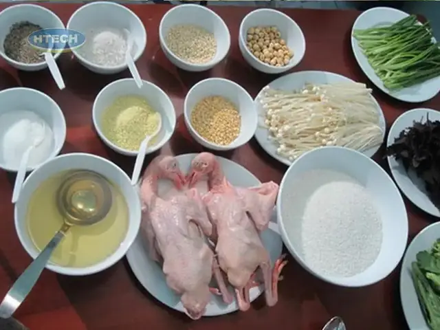 2. Chọn mua nguyên liệu và dụng cụ làm cháo chim bồ câu