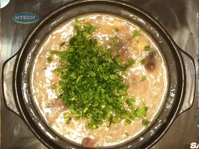5. Hoàn thành và thưởng thức cháo chim bồ câu ngon mê ly