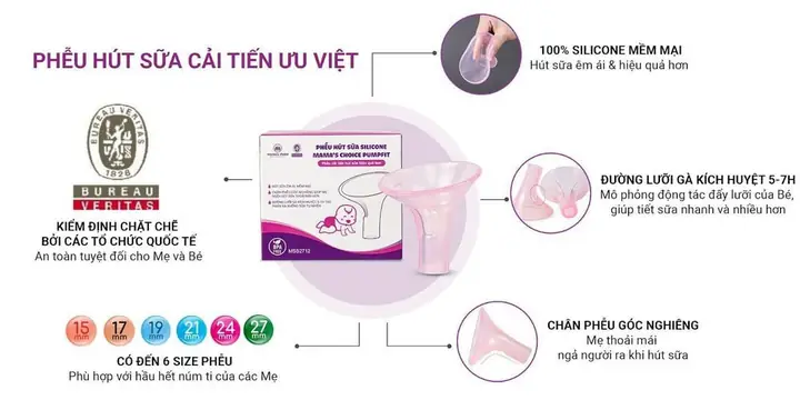 5. Ưu điểm và sự cải tiến của phễu hút sữa