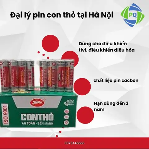 2. Pin con thỏ có dung lượng và kích thước như thế nào