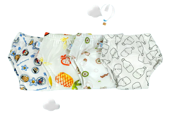 Quần bỏ bỉm cotton Goodmama thấm hút tốt