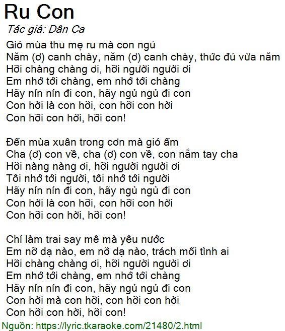 Những Bài Hát Ru Con Ngủ Ngon: Khơi Nguồn Giấc Mơ Tuổi Thơ Những Bài Hát Ru Con Ngủ Ngon: Khơi Nguồn Giấc Mơ Tuổi Thơ