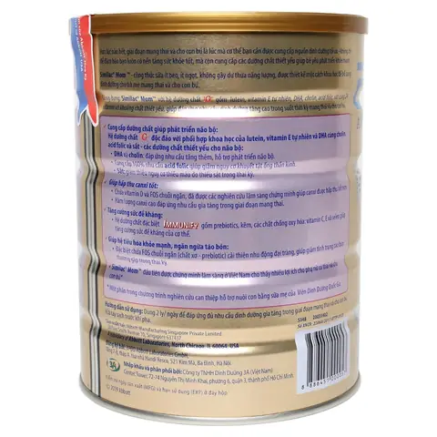Đặc điểm của sữa bầu Similac Mom IQ Plus hộp 900g