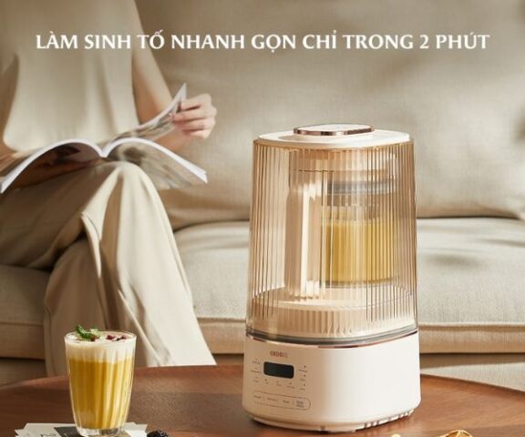 Chọn chế độ nấu sữa hạt sen bằng máy