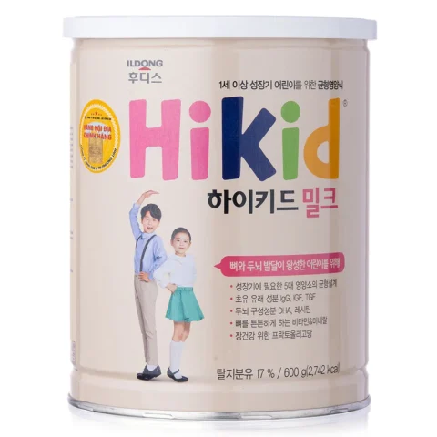 Sữa Hikid giúp bé 5 tuổi tăng trưởng chiều cao