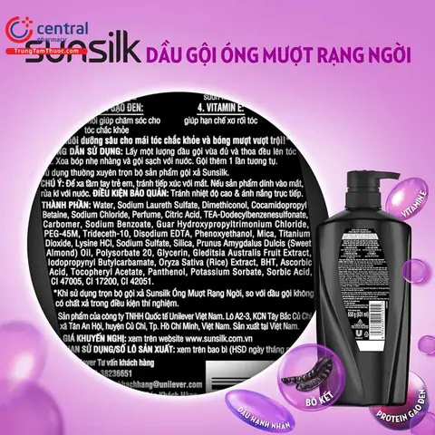 2Công dụng của Dầu gội bồ kết Sunsilk