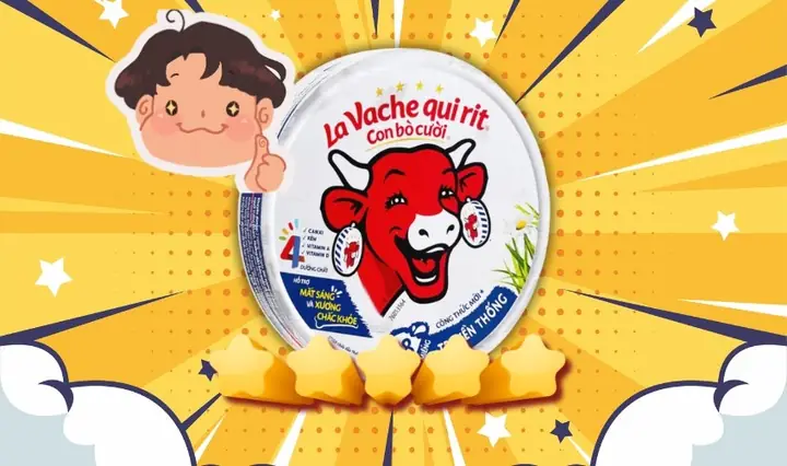 3.1. Phô mai Con Bò Cười vị truyền thống