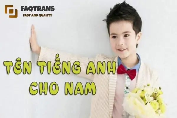 top các tên tiếng Anh nổi bật dành cho nam