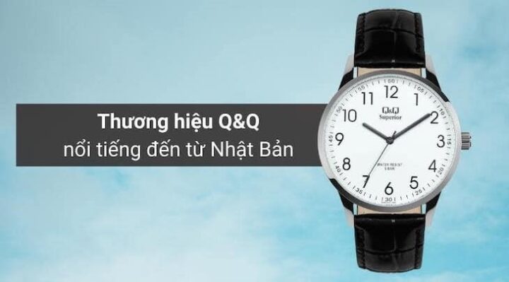 Đồng hồ Q&Q 40 mm Nam S280J304Y có thiết kế vừa cổ điển, sang trọng
