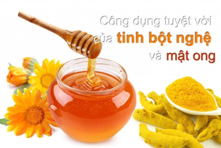 Mặt nạ đắp tinh bột nghệ sữa chua và mật ong