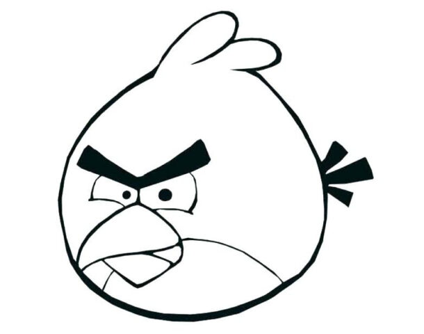 Tranh tÃ´ mÃ u Angry Bird cho bÃ© 3 tuá»•i