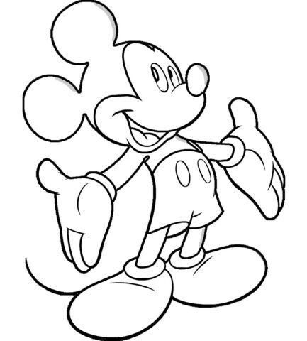 Tranh tÃ´ mÃ u chuá»™t Mickey