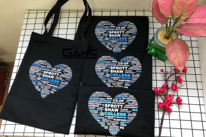 túi vải canvas in logo làm quà tặng