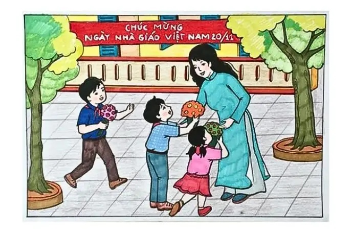 1. Ý nghĩa của việc vẽ tranh 20/11 ngày Nhà giáo Việt Nam