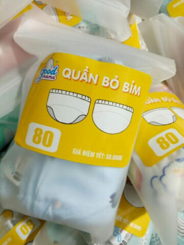 Vỏ quần bỏ bỉm với thiết kế họa tiết đáng yêu