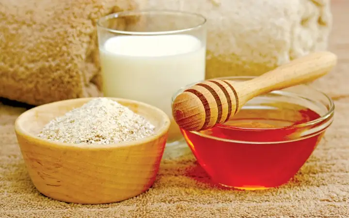Mặt nạ yến mạch mật ong