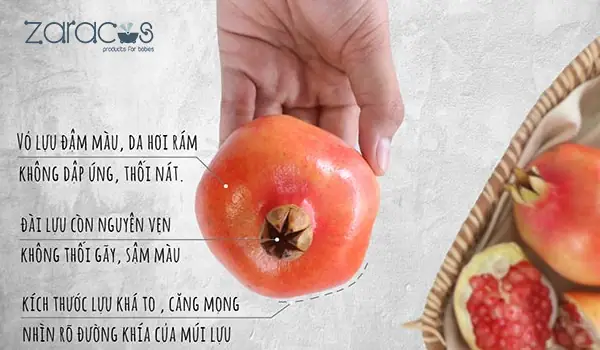 Cách chọn lựu ngon cho mẹ bầu Cách chọn lựu ngon cho mẹ bầu