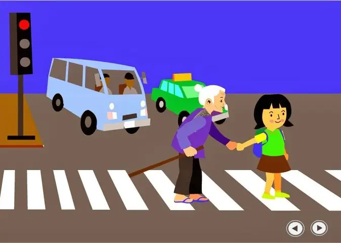 Bài thơ: Giúp bà qua đường