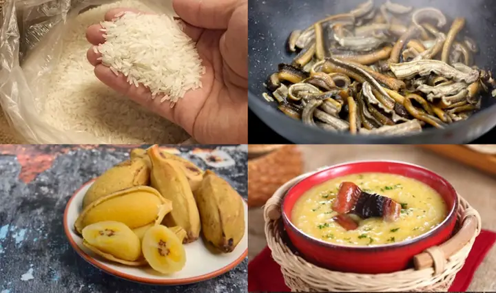 4.2. Cháo lươn nấu chuối