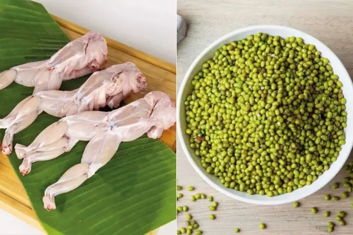 3.3. Cách nấu cháo ếch với đậu xanh cho bé
