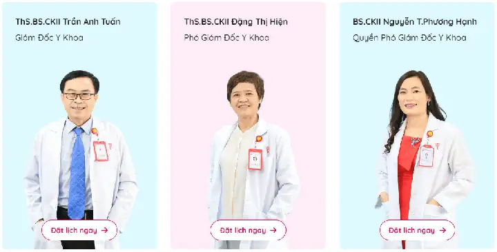 Đội ngũ y bác sĩ chuyên môn cao
