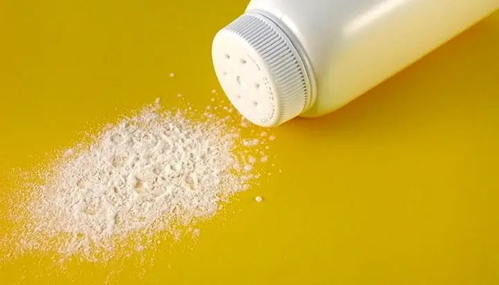 bôi phấn rôm lên mặt có sao không