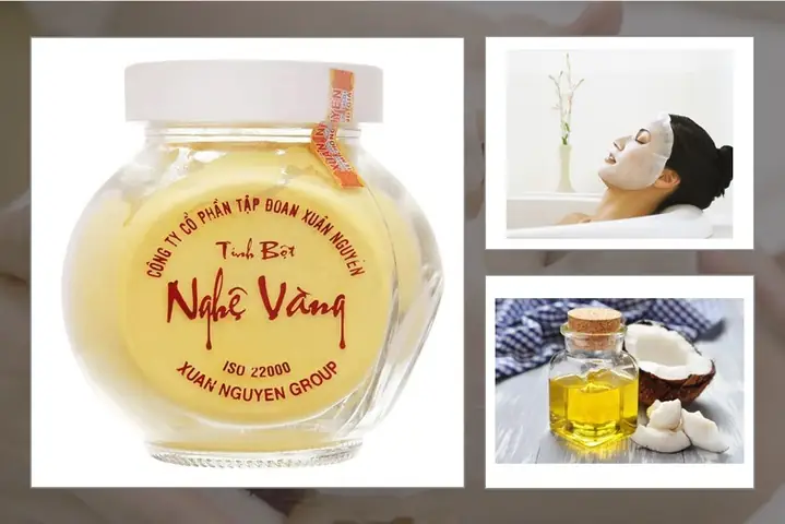 4Cách làm mặt nạ dầu dừa với tinh bột nghệ 4Cách làm mặt nạ dầu dừa với tinh bột nghệ