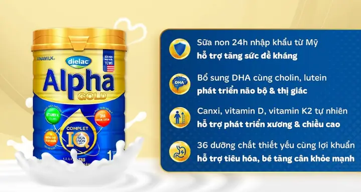 2.4. Sữa Dielac Alpha - Vinamilk