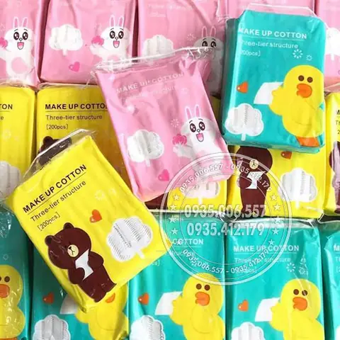 3. Bông tẩy trang Majiyahe Make up Cotton 220 miếng